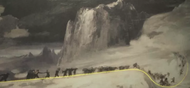 【HEF党建小课堂100讲】第四十四讲：中央红军如何翻过这座雪山？这幅油画有答案(图6)