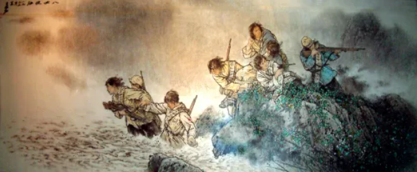 【HEF党建小课堂100讲】第六十讲:悲壮!八位女战士相互搀扶,一步一步走进刺骨的河中……(图2) 【HEF党建小课堂100讲】第六十讲:悲壮!八位女战士相互搀扶,一步一步走进刺骨的河中……(图2)